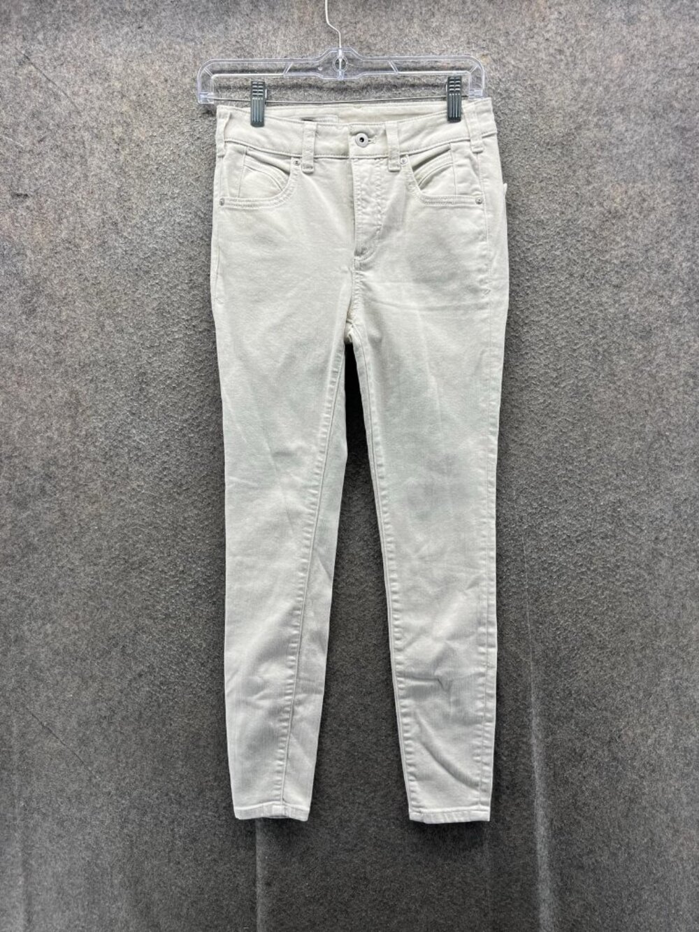 Pilcro And The Letterpress Jeans Womens 26 White High Rise Jegging Stretch
